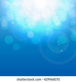 Shiny Spring Natural Background. Vector Illustration EPS10