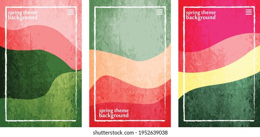 Shiny spring theme concrete-like rough textured background template