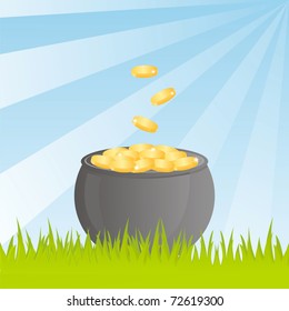 shiny st. patrick's day background