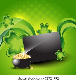 shiny st. patricks day design background