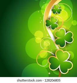 shiny st patrick's day vector illustration