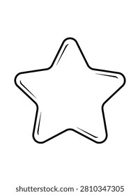 Shiny Star Coloring Page