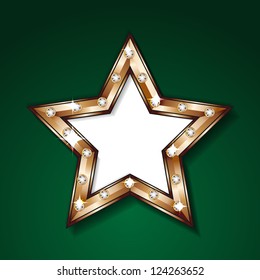 Shiny star design template