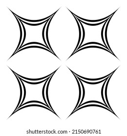 Icono De Estrella Luminosa Aislado En Fondo Blanco