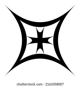 Shiny Star Flat Icon Isolated On White Background