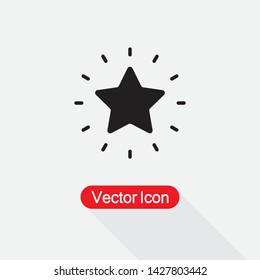 Shiny Star Icon Vector Illustration Eps10