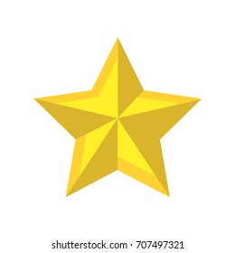 shiny star and merry christmas symbol