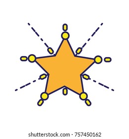 shiny star merry chritsmas decoration