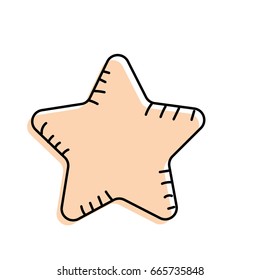 shiny star in the sky art
