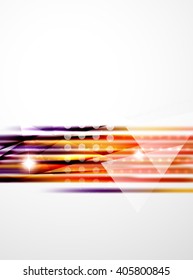 Shiny straight lines abstract background. Glossy multicolored stripes