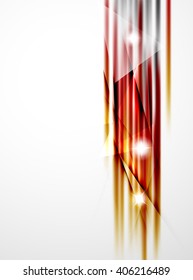 Shiny straight lines abstract background. Glossy multicolored stripes
