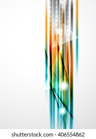 Shiny straight lines abstract background
