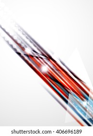 Shiny straight lines abstract background. Glossy multicolored stripes