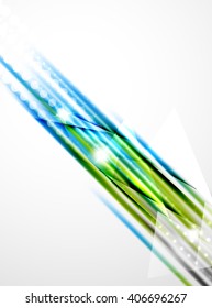 Schlichte, gerade Linien abstrakter Hintergrund. Glossy-mehrfarbige Streifen