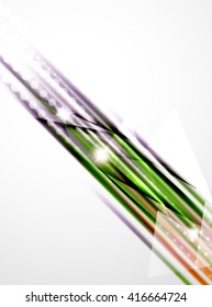 Shiny straight lines abstract background. Glossy multicolored stripes