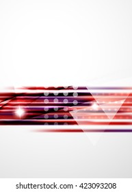 Shiny straight lines abstract background. Glossy multicolored stripes