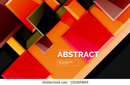 Fondo geométrico brillante, vector