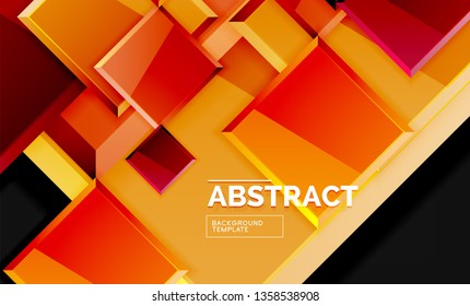 Fondo geométrico brillante, vector