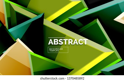 Fondo geométrico brillante, vector