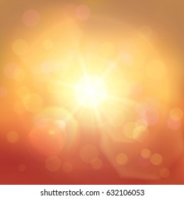 Shiny summer background. Bright and colorful vector illustration.
