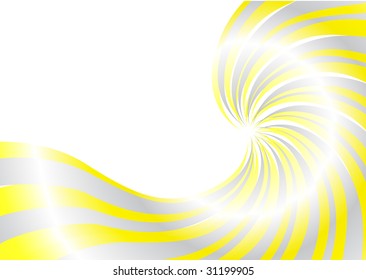 Shiny summer solar shell; clip-art