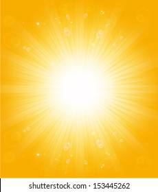 shiny sun lights, abstract natural summer background