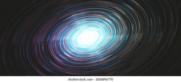 Shiny Supernova on Galaxy Background.planet and physics concept design,vector illustration.