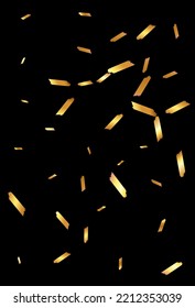 Fondo negro brillante del vector Swirl. Diseño Serpentino Feliz. Pancarta de luz de confetti. Invitación a la novia más brillante.