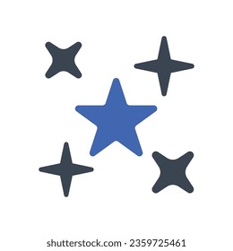 Shiny universe Icon, Vector Graphics