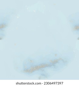 Shiny Vector Ink Glitter. Blue Marble Watercolor. Blue Oriental Background. Gold Ink Paint. Golden Watercolor Marble. Light Seamless Watercolor. Foil Alcohol Ink Marble. Modern Seamless Art Painting