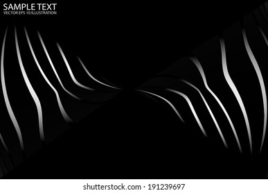 Shiny vector metal abstract background reflected - Silver abstract  background vector illustration
