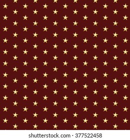 Shiny vector pattern with gold stars background