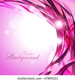 fondo abstracto de color rosa vectorial brillante