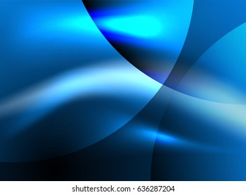 Shiny vector silk wave abstract background, wallpaper with wave shape and light effects, smooth style