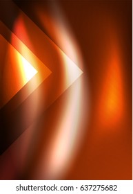Shiny vector silk wave abstract background, wallpaper with wave shape and light effects, smooth style