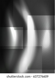Shiny vector silk wave abstract background, wallpaper with wave shape and light effects, smooth style