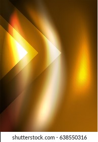 Shiny vector silk wave abstract background, wallpaper with wave shape and light effects, smooth style