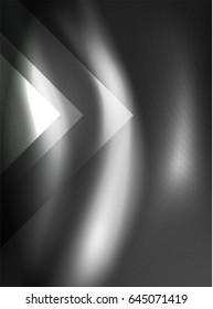 Shiny vector silk wave abstract background, wallpaper with wave shape and light effects, smooth style