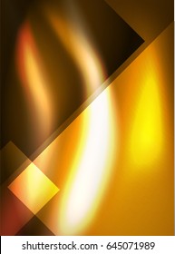 Shiny vector silk wave abstract background, wallpaper with wave shape and light effects, smooth style