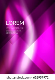 Shiny vector silk wave abstract background, wallpaper with wave shape and light effects, smooth style