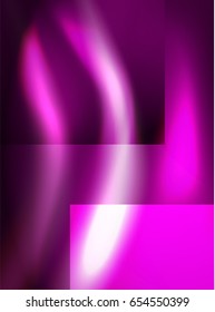 Shiny vector silk wave abstract background, wallpaper with wave shape and light effects, smooth style