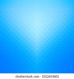 Shiny vibrant blue, gradient and geometric background