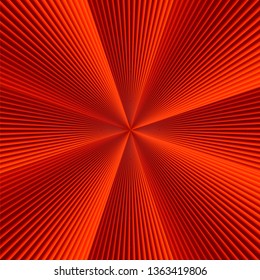 Shiny vibrant red colored, 3d lines abstract perspective background. Ideal for beauty and fashion concept brochure & flyer & catalog cover works.