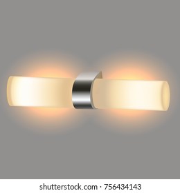 Shiny wall lamp
