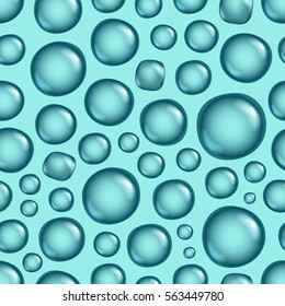 El agua brillante cae en un fondo vectorial transparente