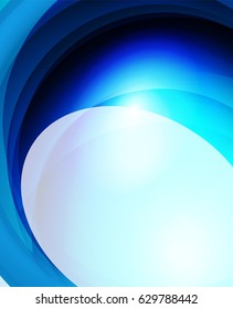 Shiny wave, glass futuristic hi-tech design. Vector abstract background for your text message, photo inside or presentation wallpaper