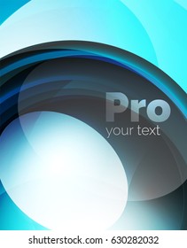 Shiny wave, glass futuristic hi-tech design. Vector abstract background for your text message, photo inside or presentation wallpaper