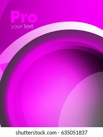 Shiny wave, glass futuristic hi-tech design. Vector abstract background for your text message, photo inside or presentation wallpaper