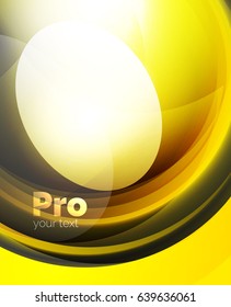 Shiny wave, glass futuristic hi-tech design. Vector abstract background for your text message, photo inside or presentation wallpaper