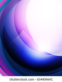 Shiny wave, glass futuristic hi-tech design. Vector abstract background for your text message, photo inside or presentation wallpaper